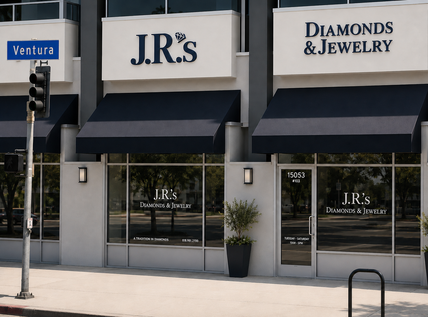 JR's Diamonds & Jewelry storefront on Ventura Boulevard